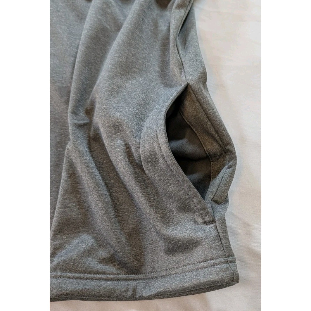 Puma Golf Mens Lg 1/4 Zip Pullover Fleece Lined Grey Long Sleeve — image 4 of 8